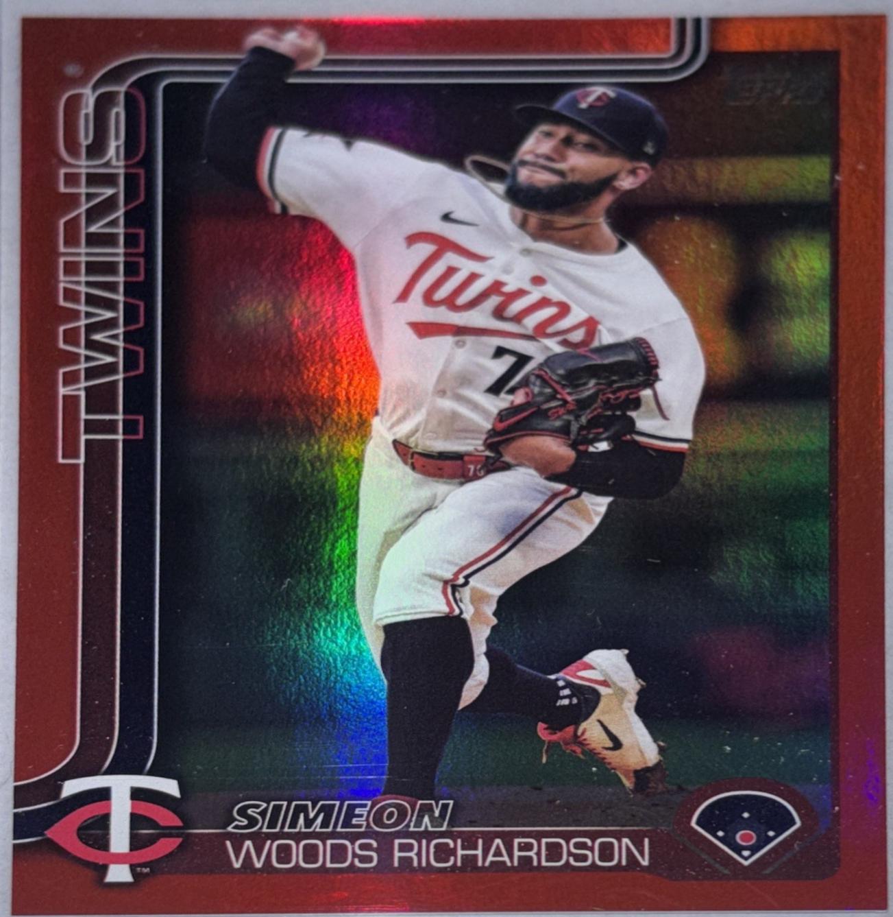 Simeon Woods Richardson [Red Holo Foil] #368