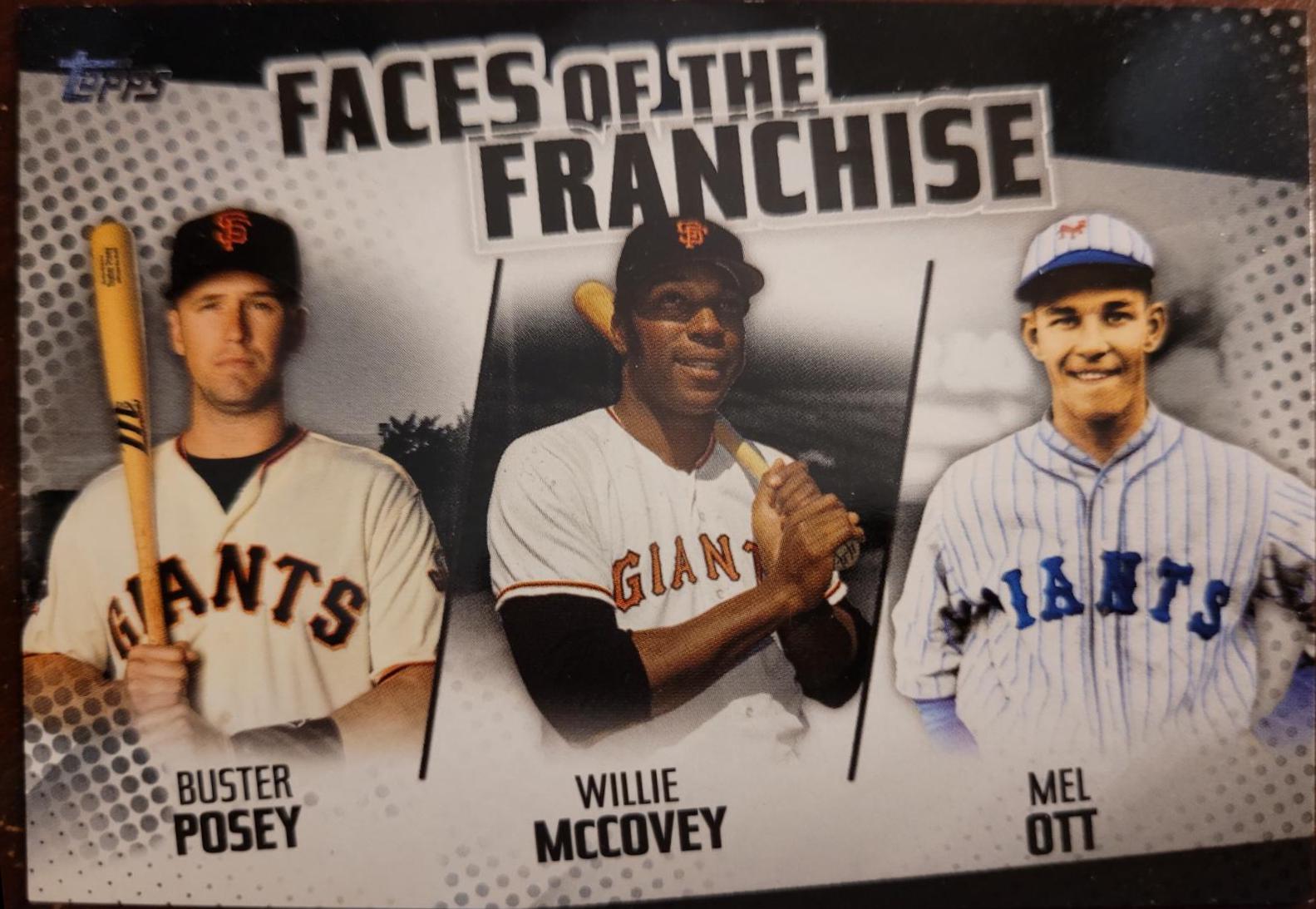 Buster Posey / Willie Mccovey / Mel Ott [Black] #FOF-25