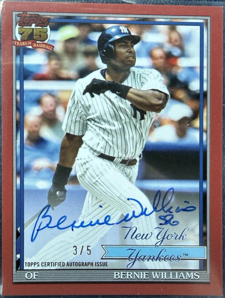 Bernie Williams [Red] #91A-BER