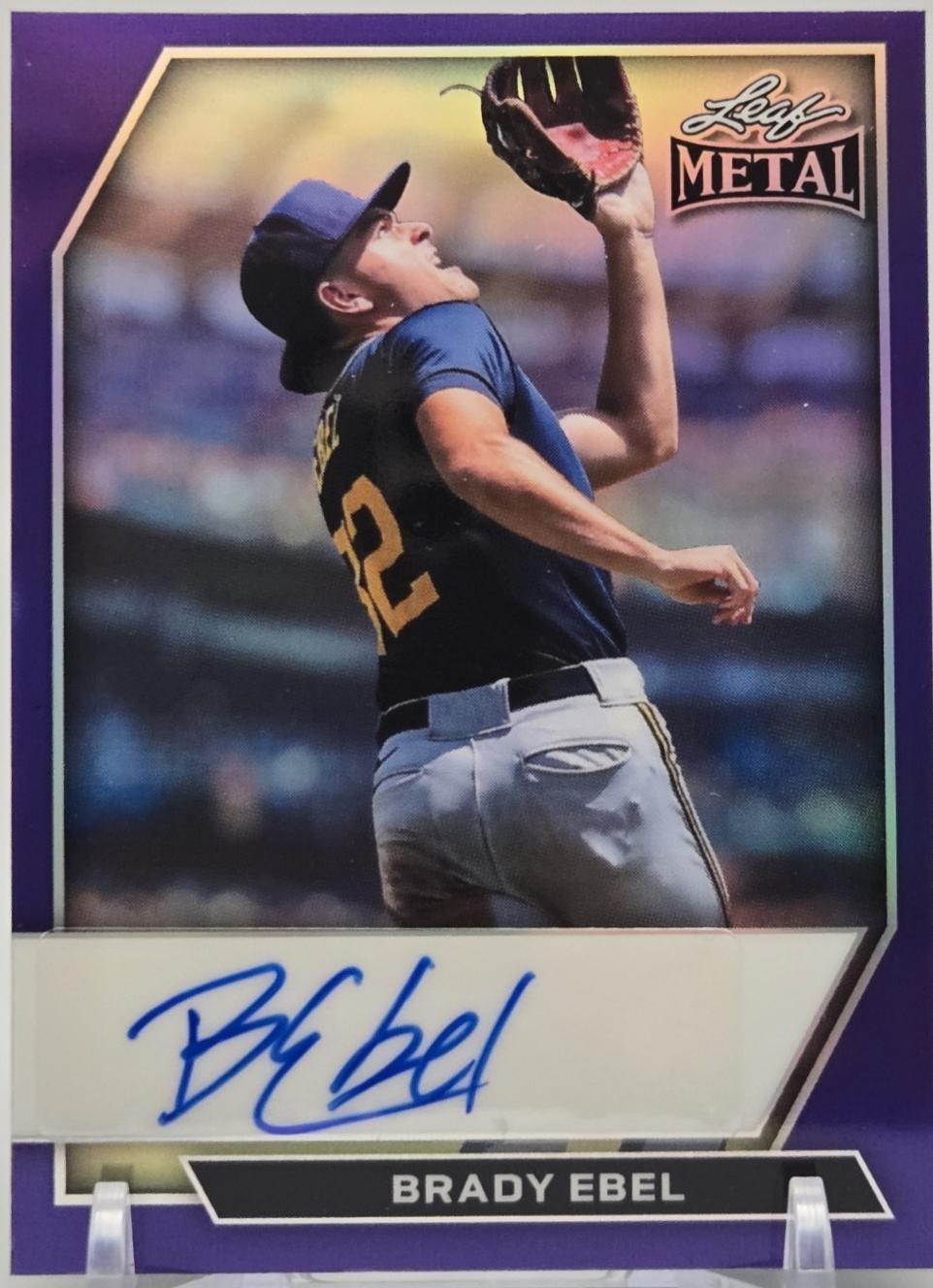Brady Ebel [Prismatic Purple] #BA-BE1