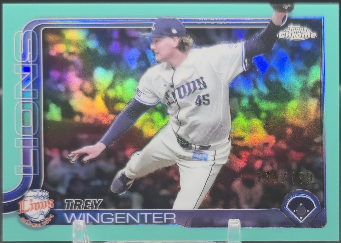 Trey Wingenter [Aqua Refractor] #80