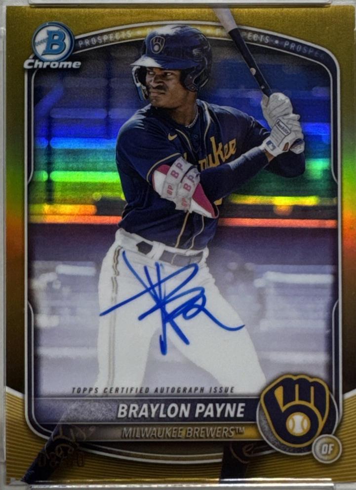 Braylon Payne [Gold Refractor] #CPA-BP