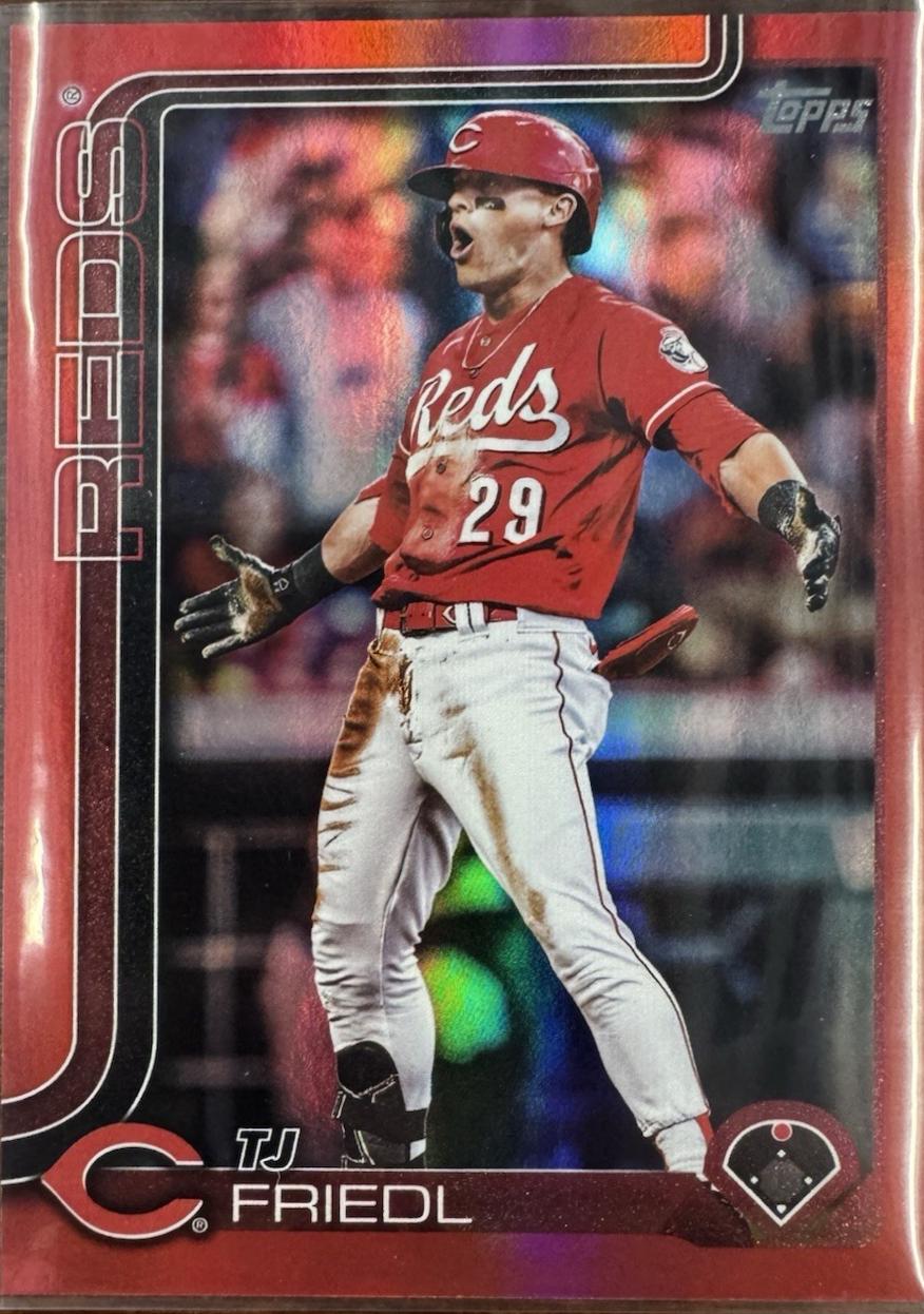 Tj Friedl [Red Holo Foil] #525
