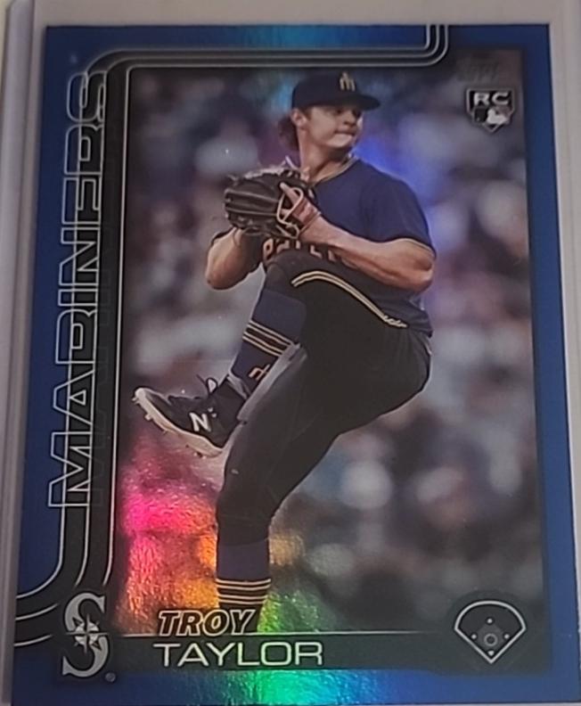 Troy Taylor [Blue Rainbow Foil] #691