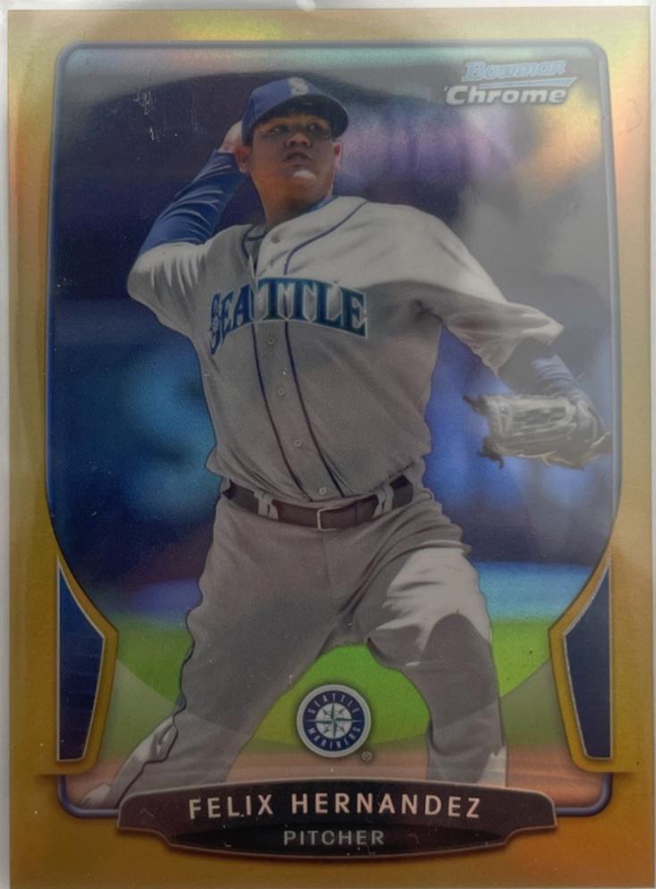 Felix Hernandez [Gold Refractor] #25