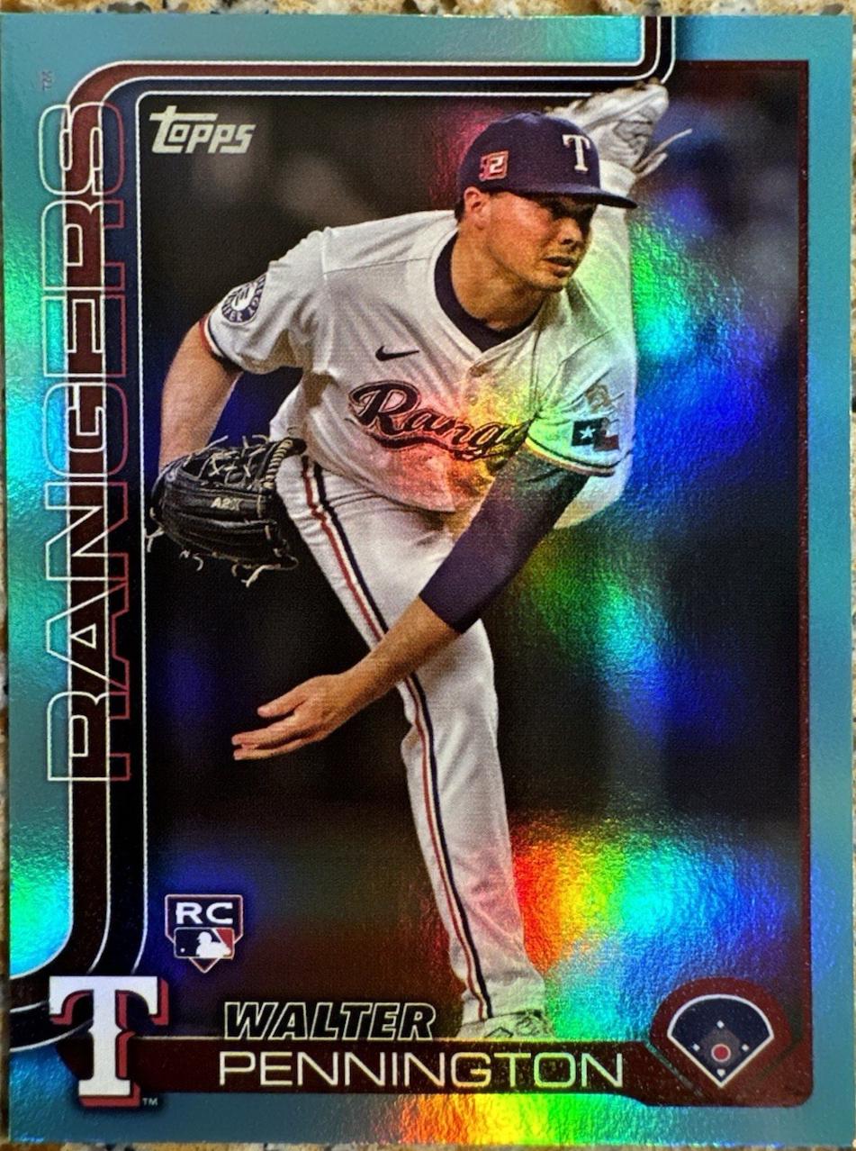 Walter Pennington [Aqua Rainbow Foil] #493