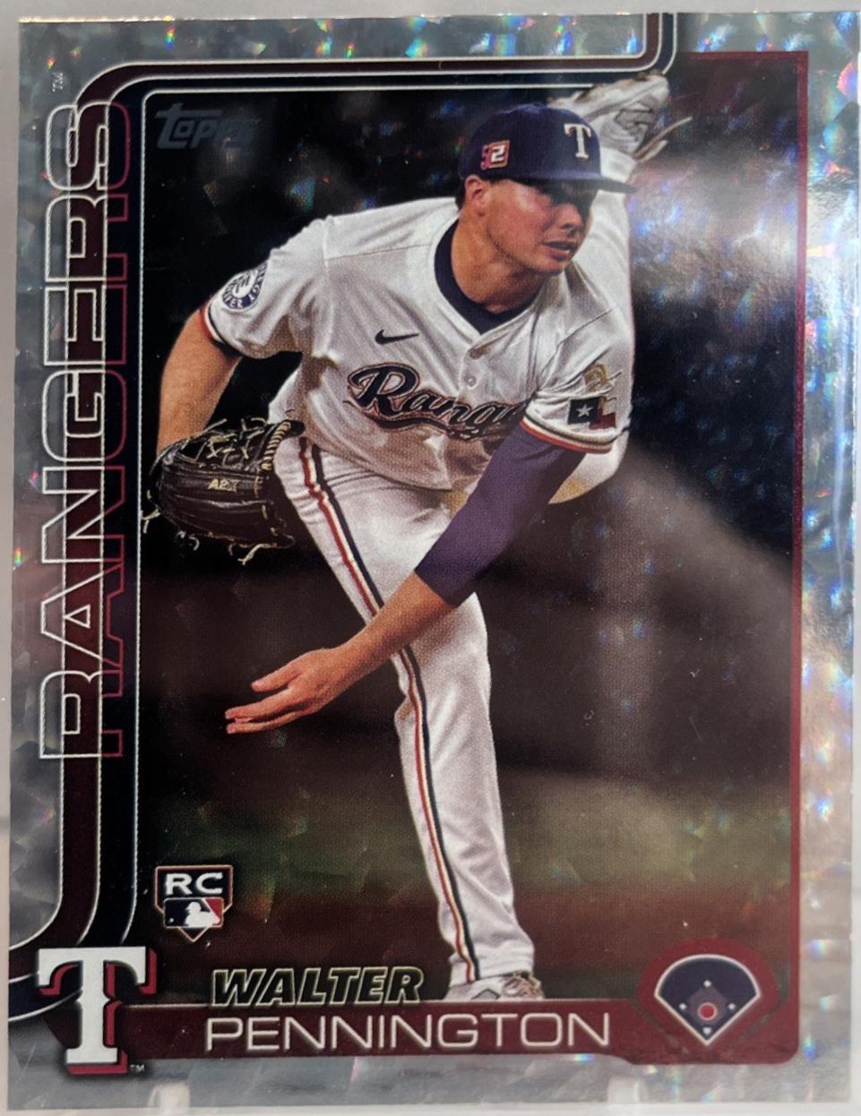 Walter Pennington [Silver Crackle Foilboard] #493