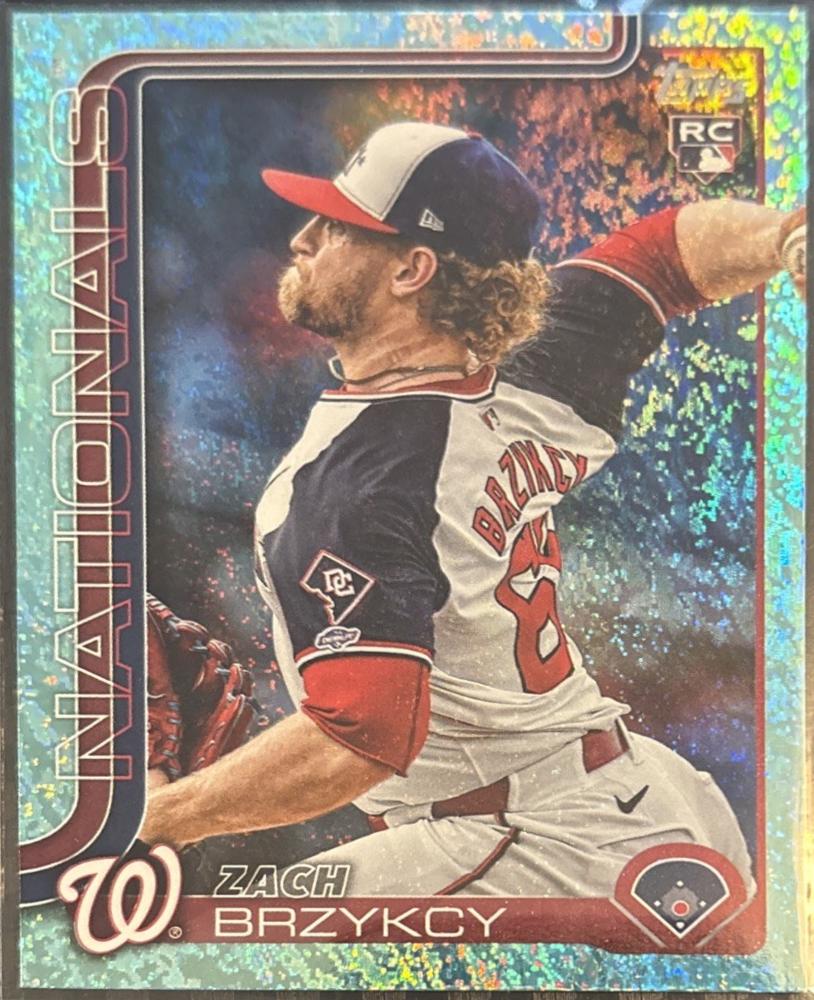 Zach Brzykcy [Aqua Holo Foil] #411
