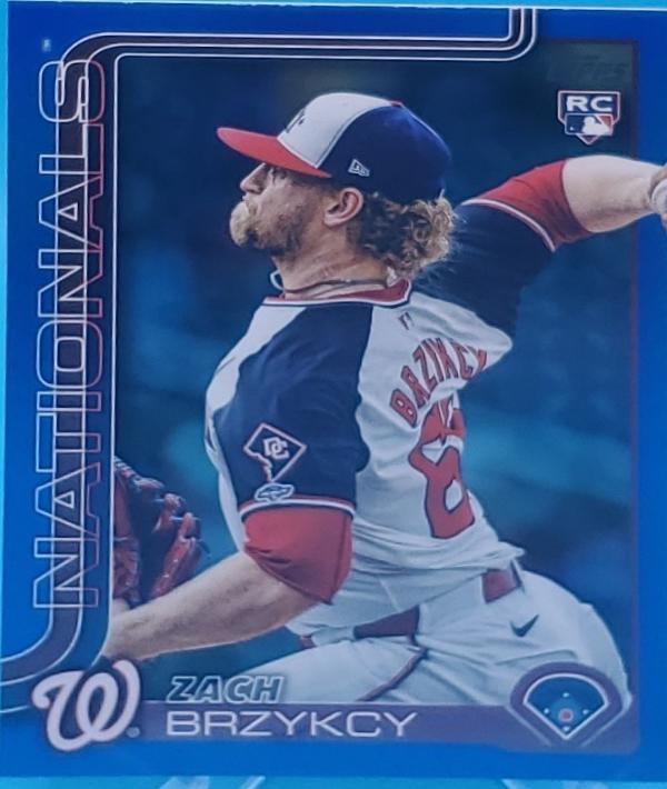 Zach Brzykcy [Blue Rainbow Foil] #411