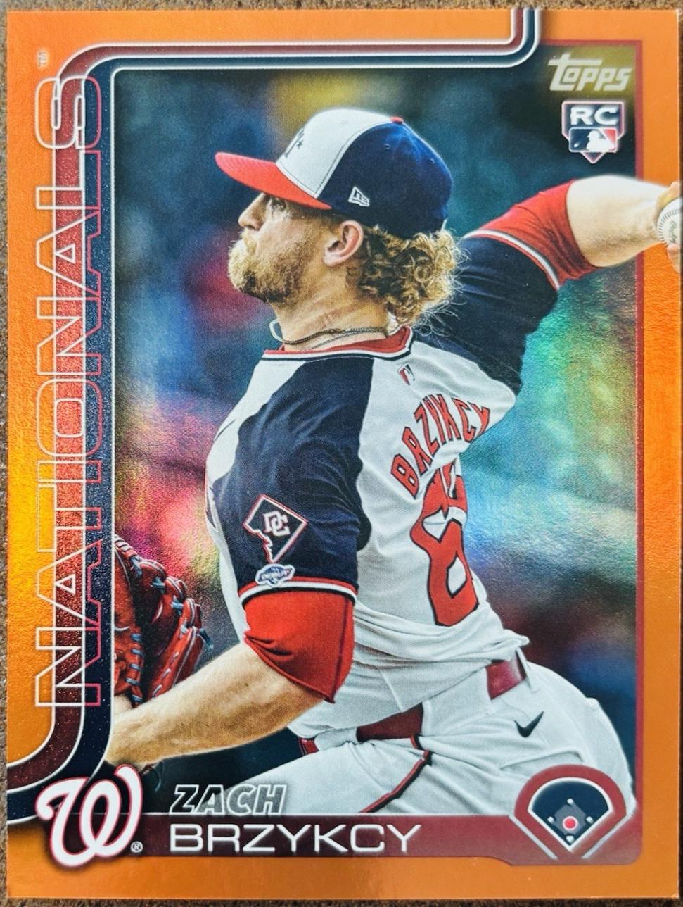 Zach Brzykcy [Orange Holo Foil] #411
