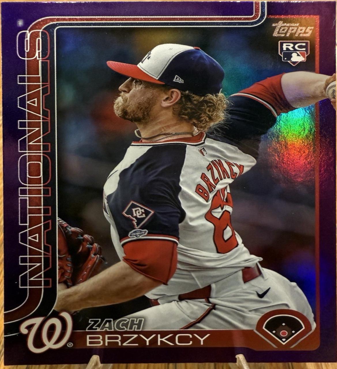 Zach Brzykcy [Purple Rainbow Foil] #411