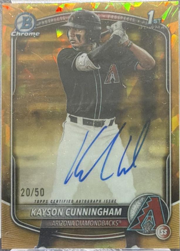 Kayson Cunningham [Gold] #CPA-KC