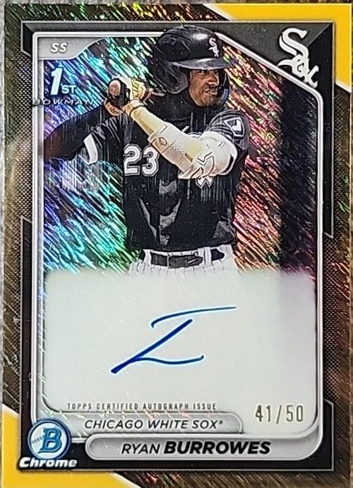 Ryan Burrowes [Shimmer Gold Refractor] #CPA-RBU