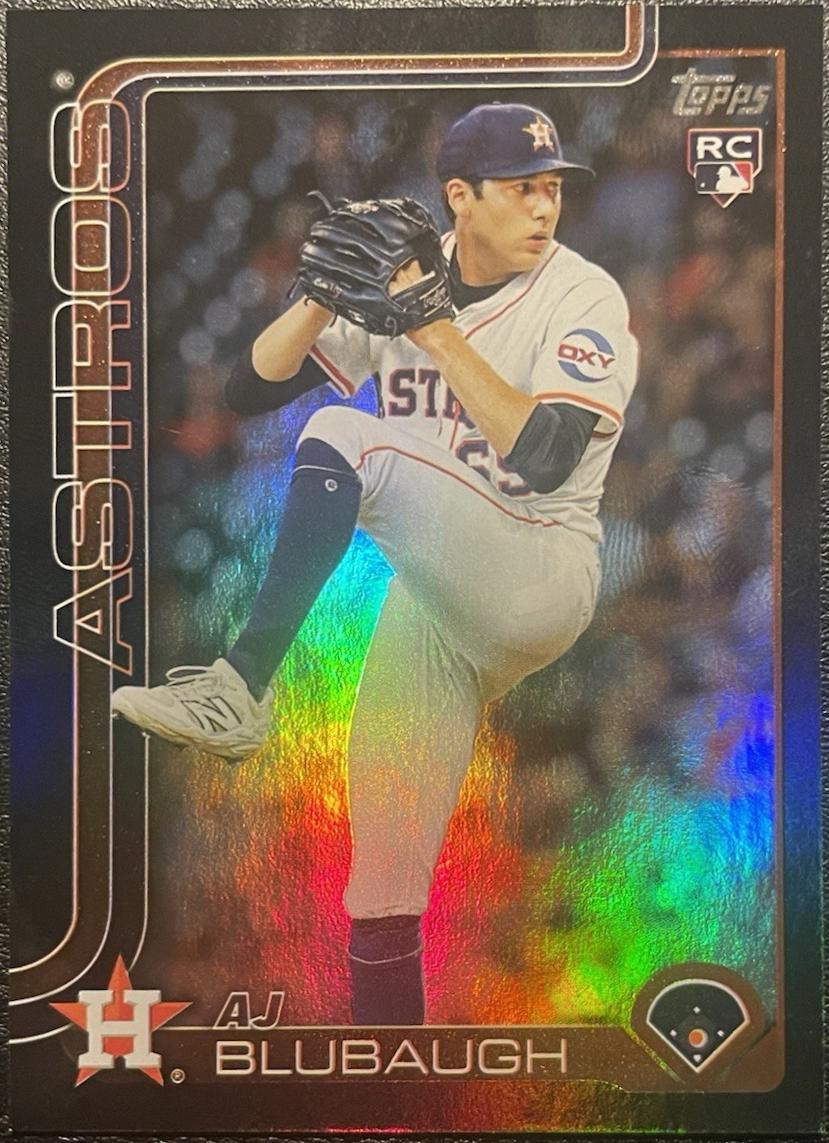 AJ Blubaugh [Black Rainbow Foil] #US177
