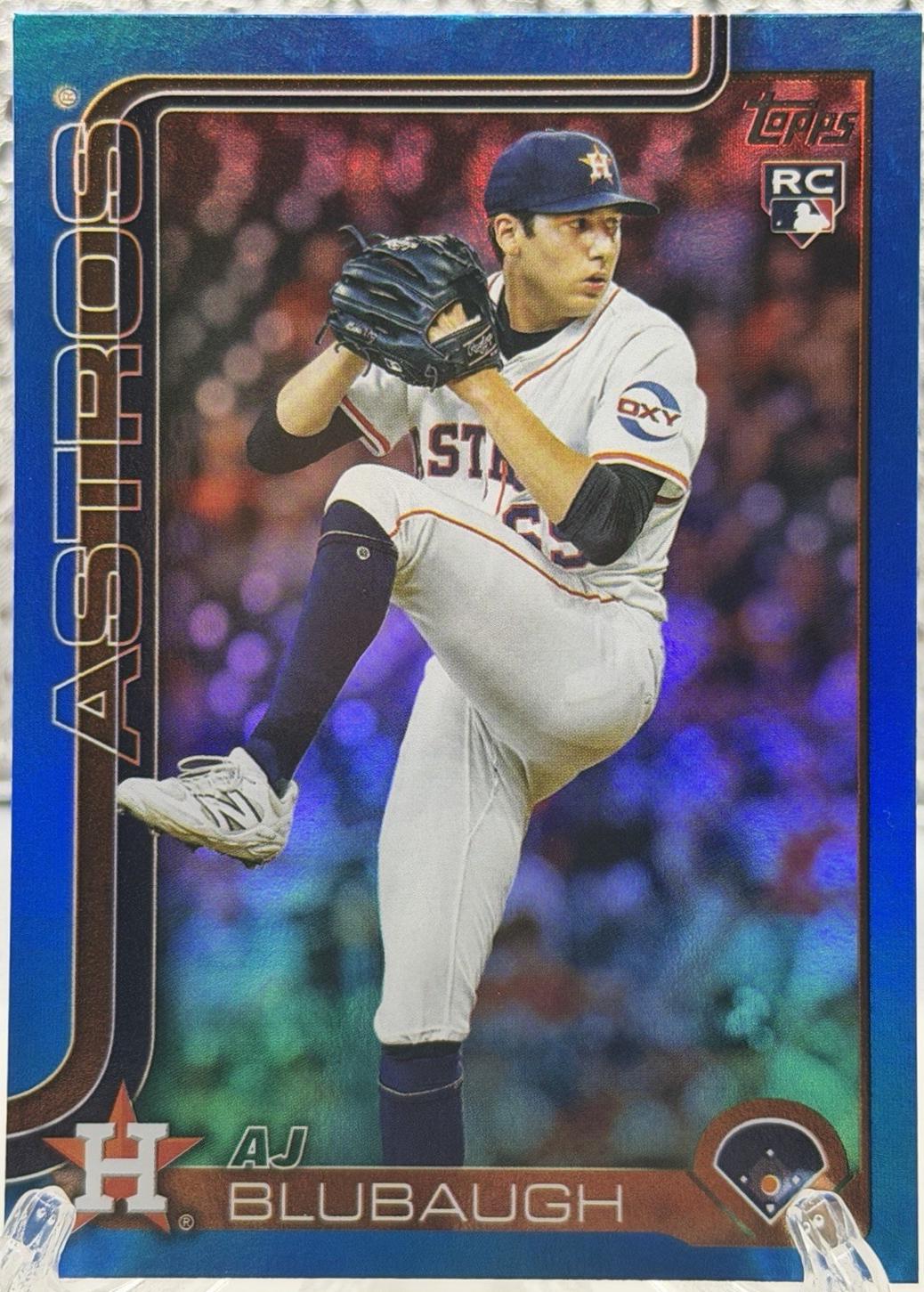 AJ Blubaugh [Blue Rainbow Foil] #US177