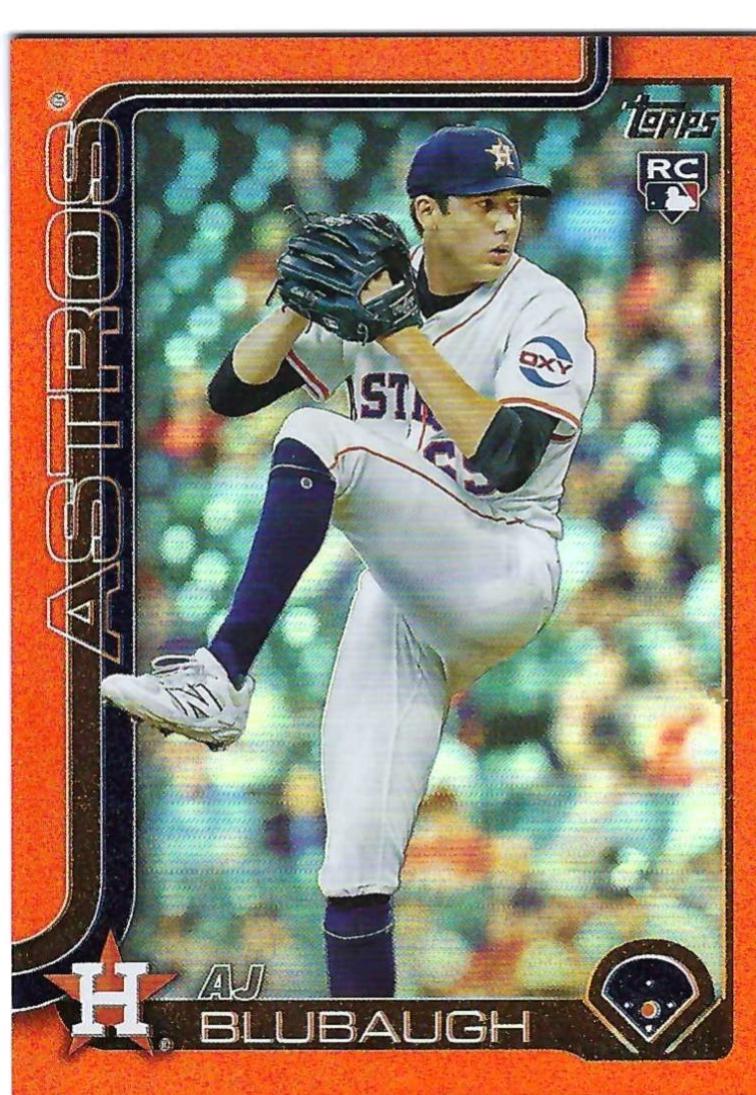 AJ Blubaugh [Orange Rainbow Foil] #US177