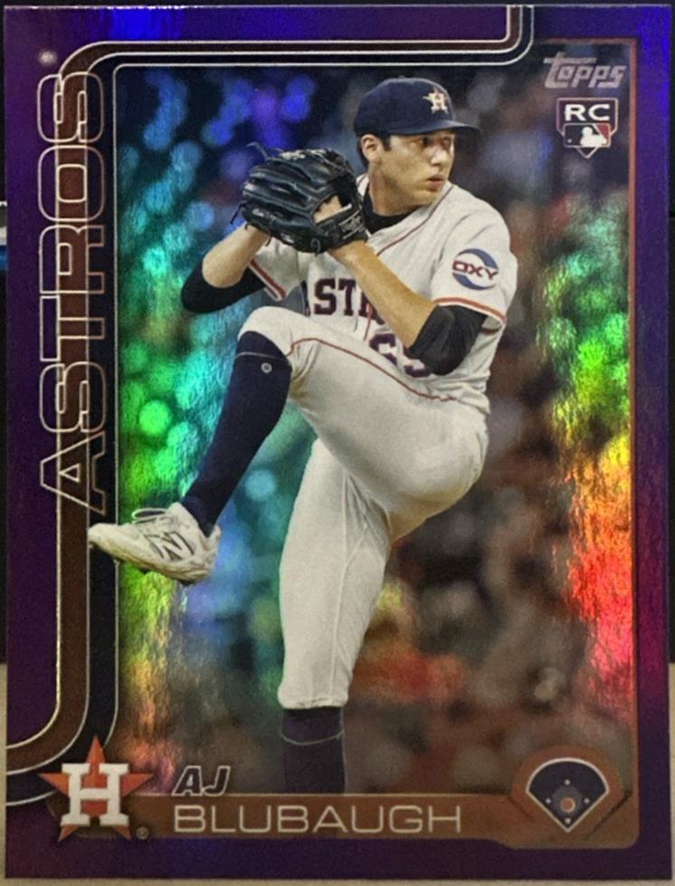 AJ Blubaugh [Purple Rainbow Foil] #US177