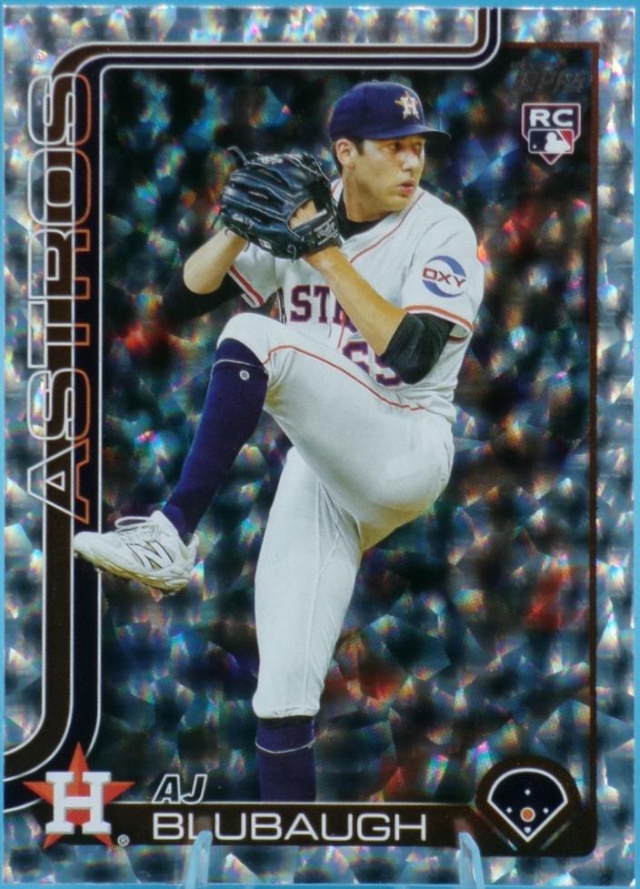 AJ Blubaugh [Silver Crackle Foil] #US177