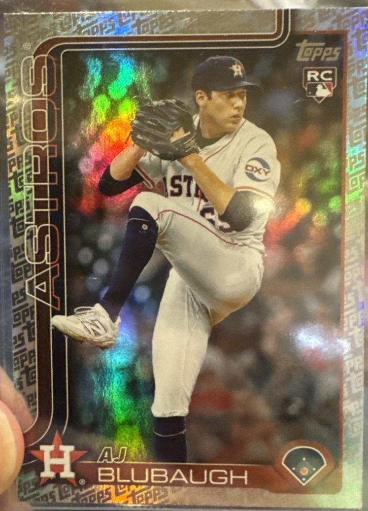 AJ Blubaugh [Topps Logo Foil] #US177