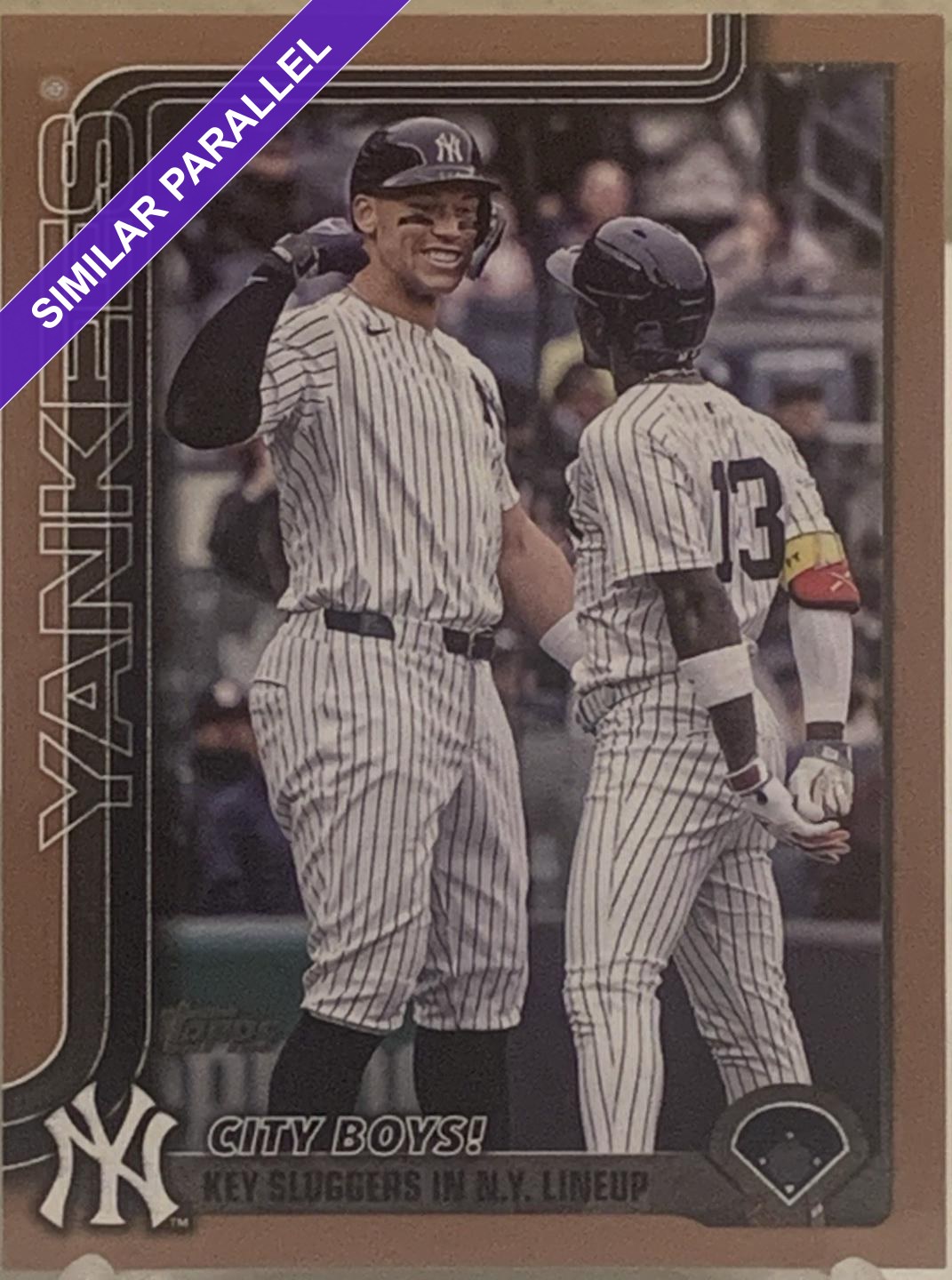 Aaron Judge / Jazz Chisholm Jr. [Gold Diamante Foil] #US85