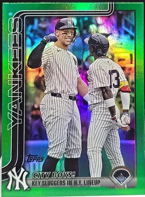 Aaron Judge / Jazz Chisholm Jr. [Green Rainbow Foil] #US85
