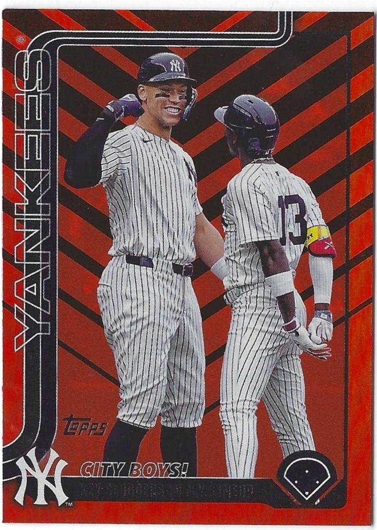 Aaron Judge / Jazz Chisholm Jr. [Orange Diamante Foil] #US85
