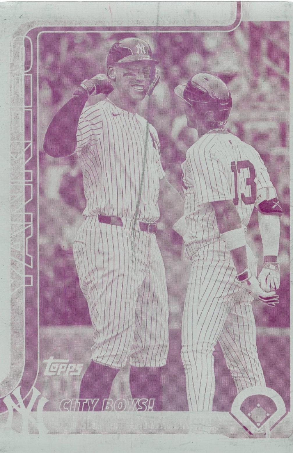 Aaron Judge / Jazz Chisholm Jr. [Printing Plate] #US85