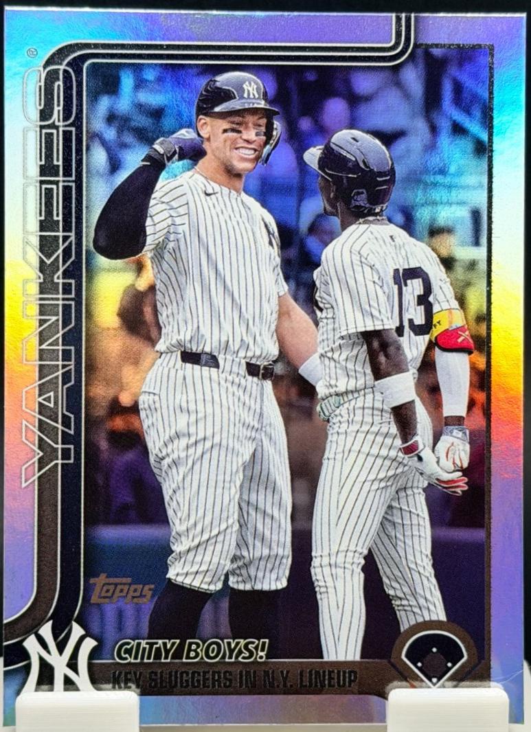 Aaron Judge / Jazz Chisholm Jr. [Rainbow Foil] #US85
