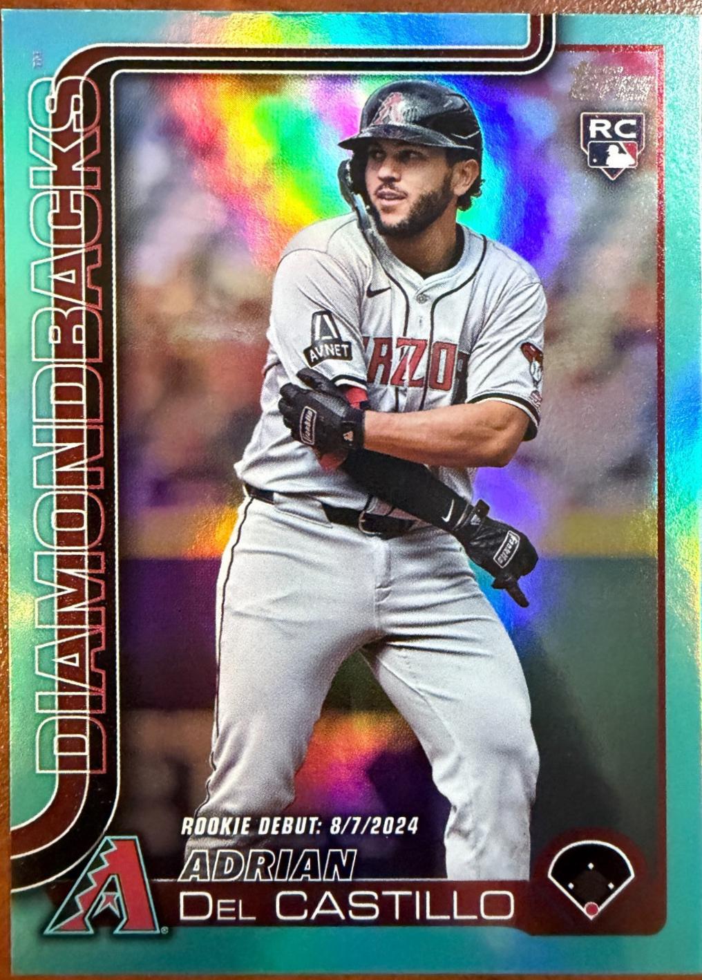 Adrian Del Castillo [Aqua Rainbow Foil] #US267