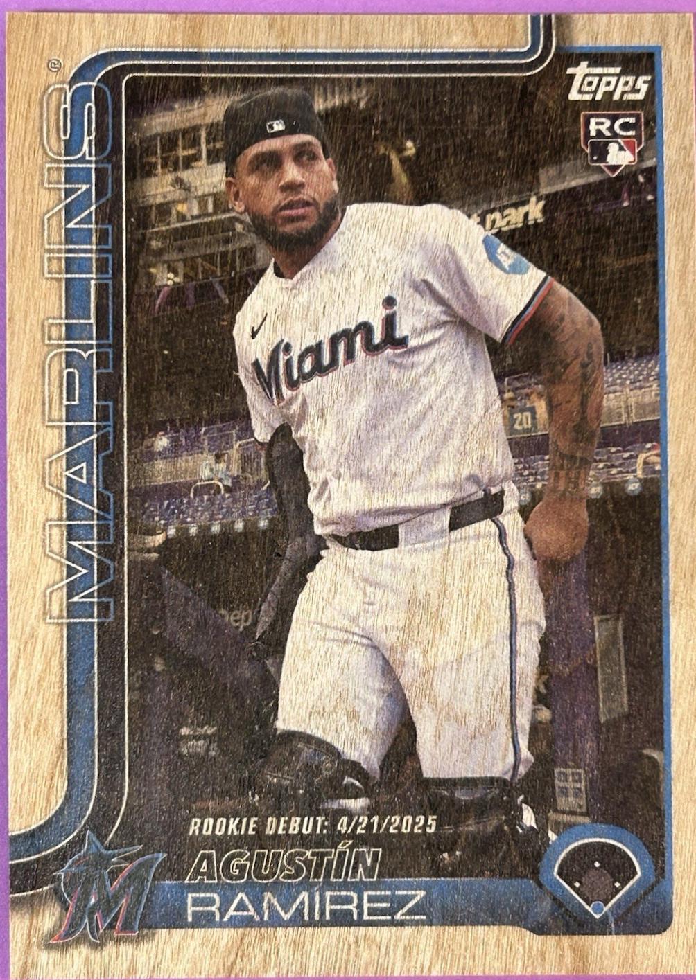 Agustin Ramirez [Wood] #US332