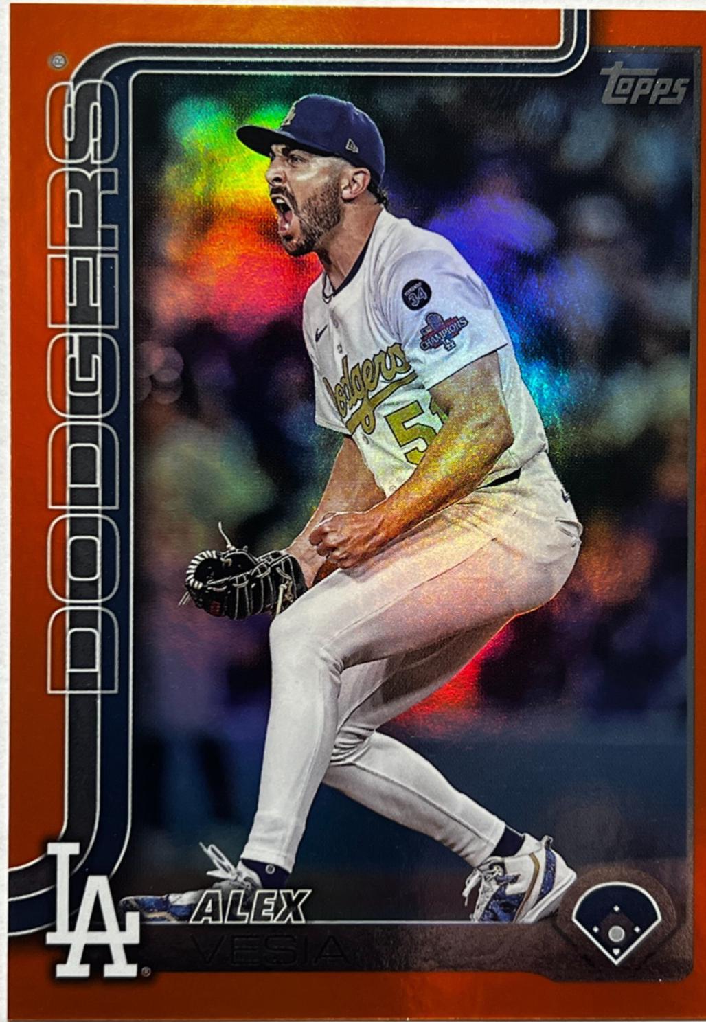 Alex Vesia [Orange Rainbow Foil] #US239