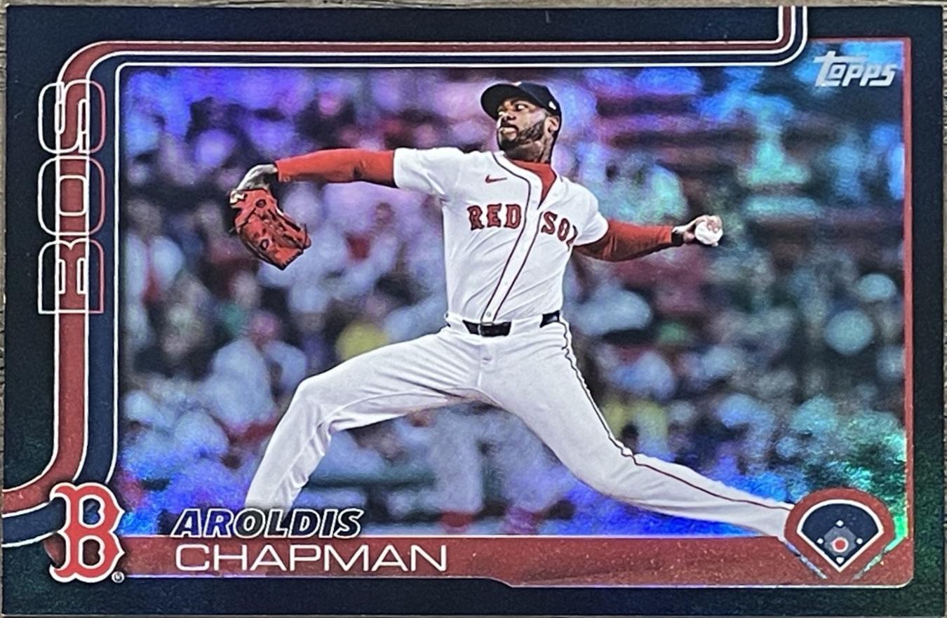 Aroldis Chapman [Black Rainbow Foil] #US116