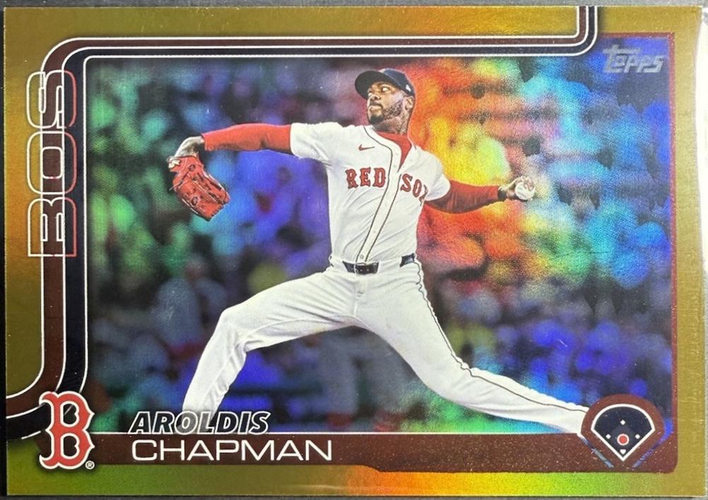 Aroldis Chapman [Gold Rainbow Foil] #US116