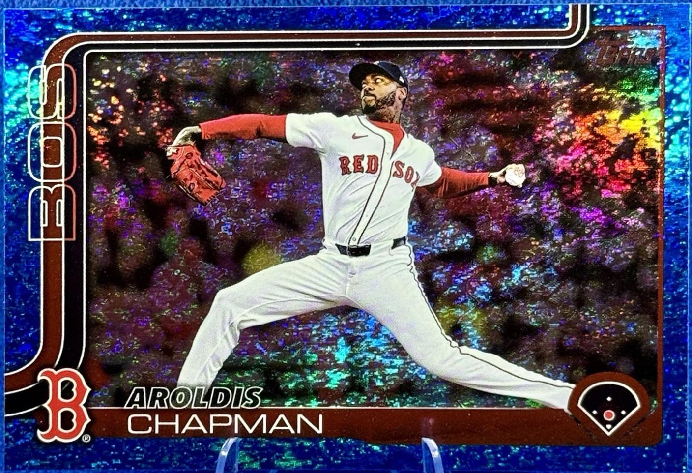 Aroldis Chapman [Holo Blue Foil] #US116