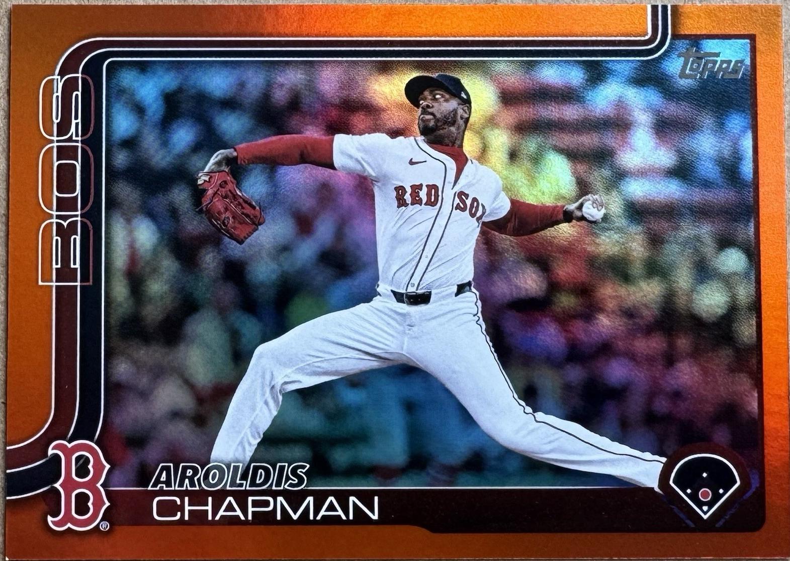Aroldis Chapman [Orange Diamante Foil] #US116
