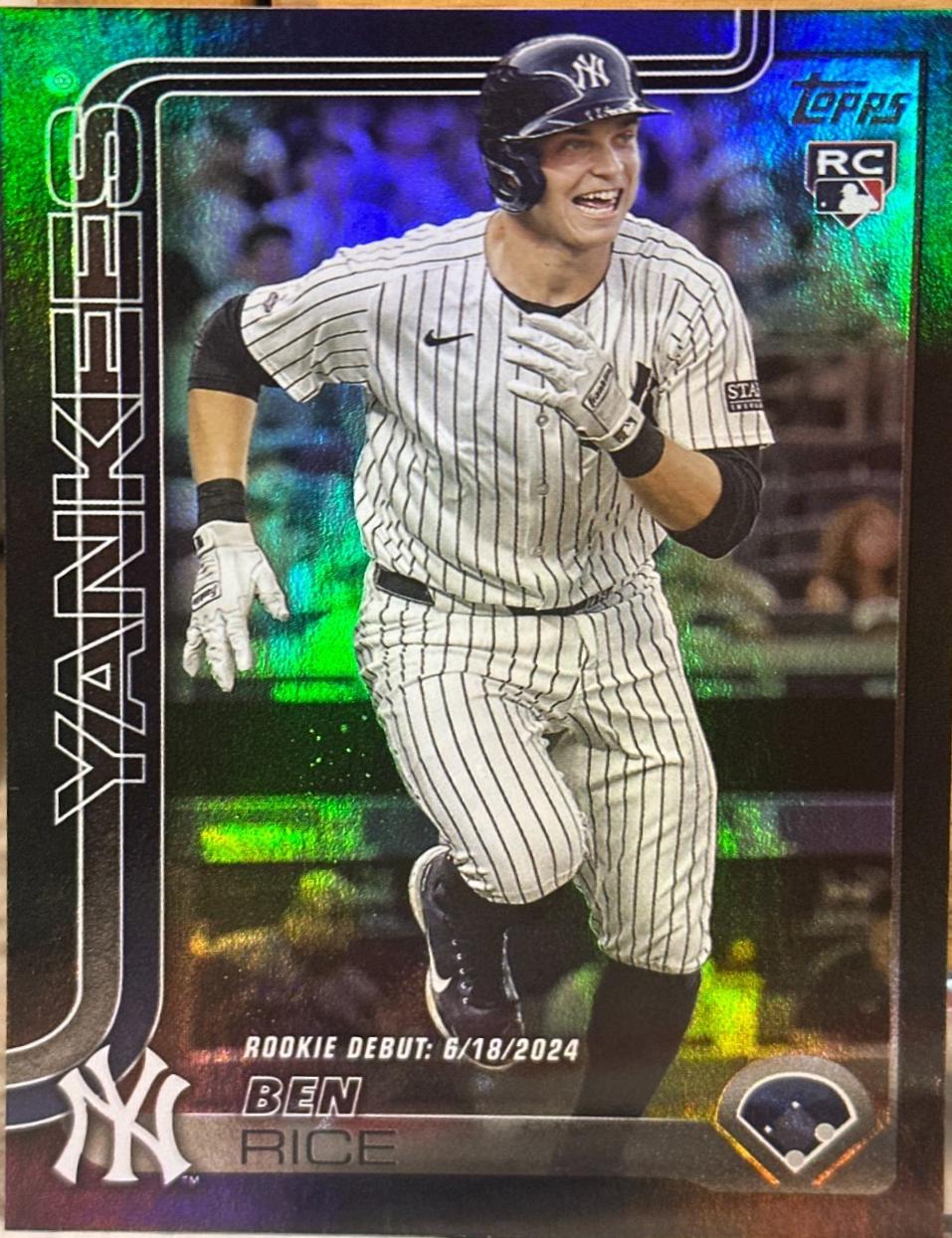 Ben Rice [Black Rainbow Foil] #US25