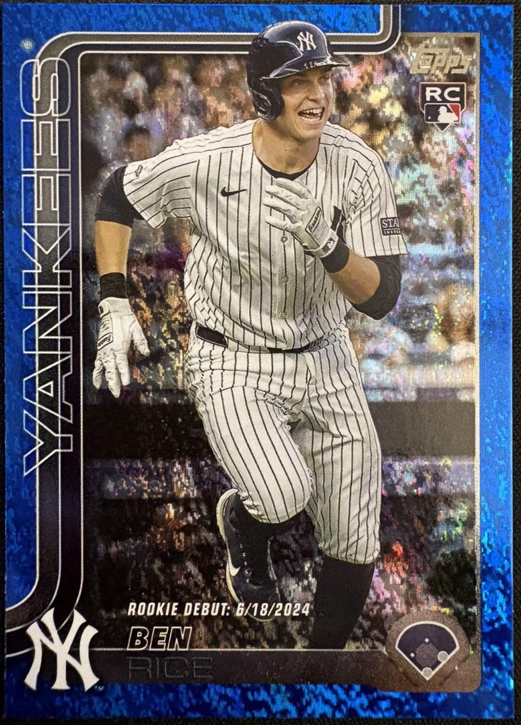 Ben Rice [Blue Rainbow Foil] #US25