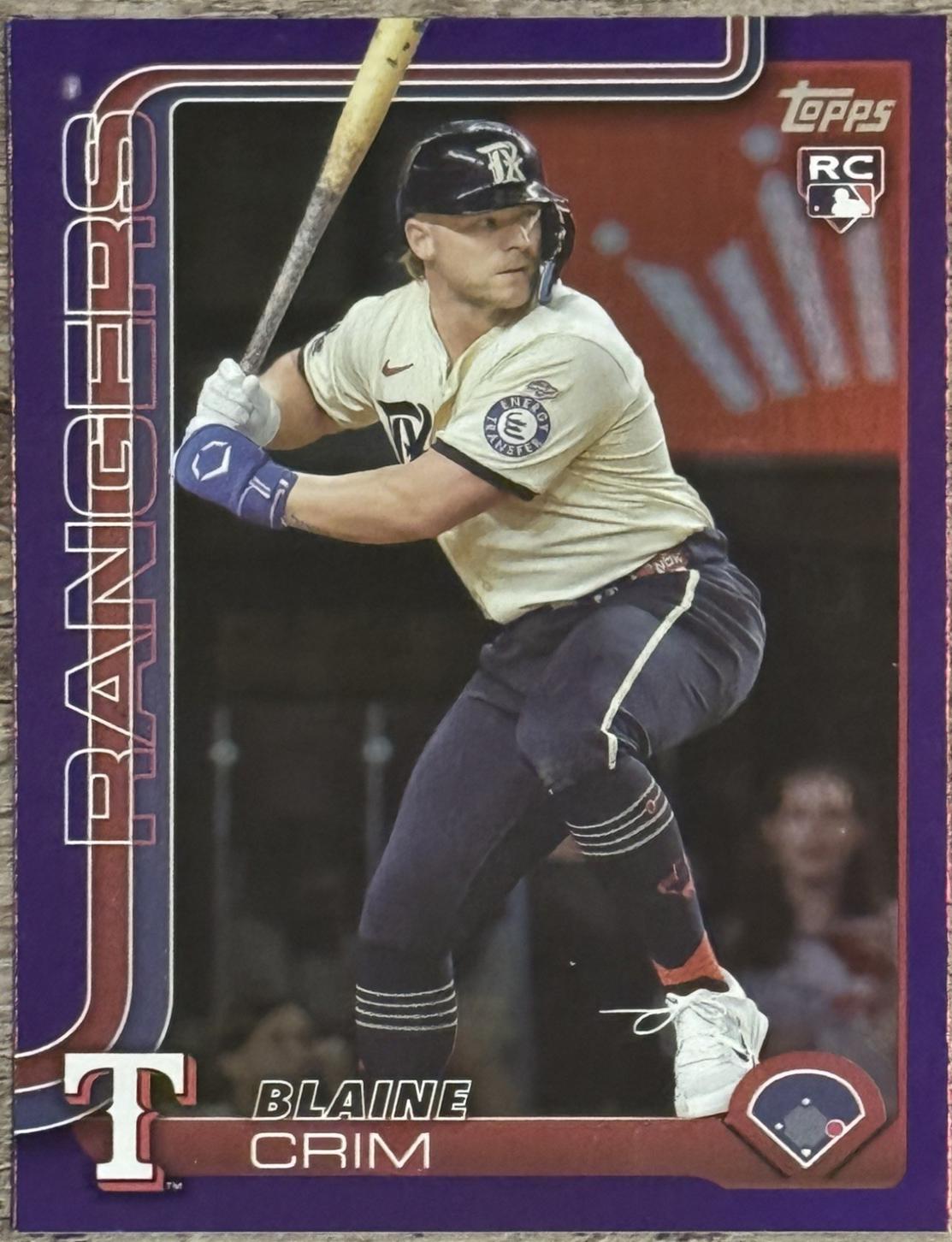 Blaine Crim [Purple Rainbow Foil] #US205
