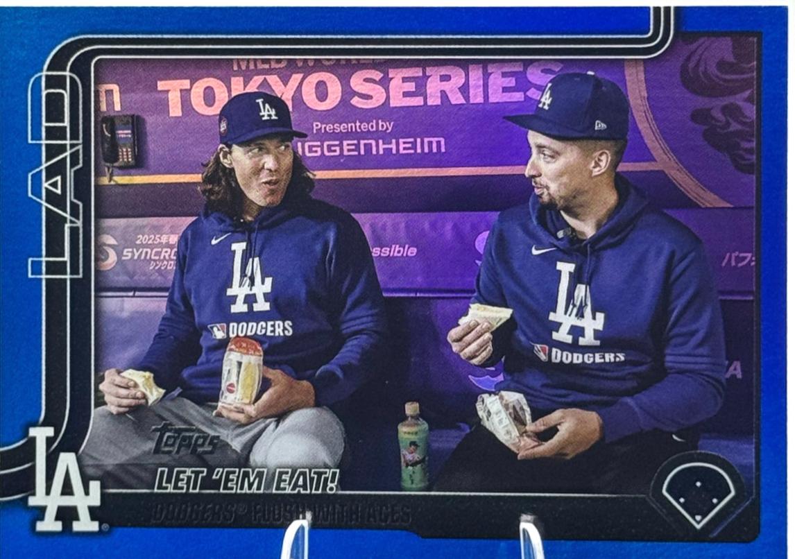 Blake Snell / Tyler Glasnow [Blue Rainbow Foil] #US119