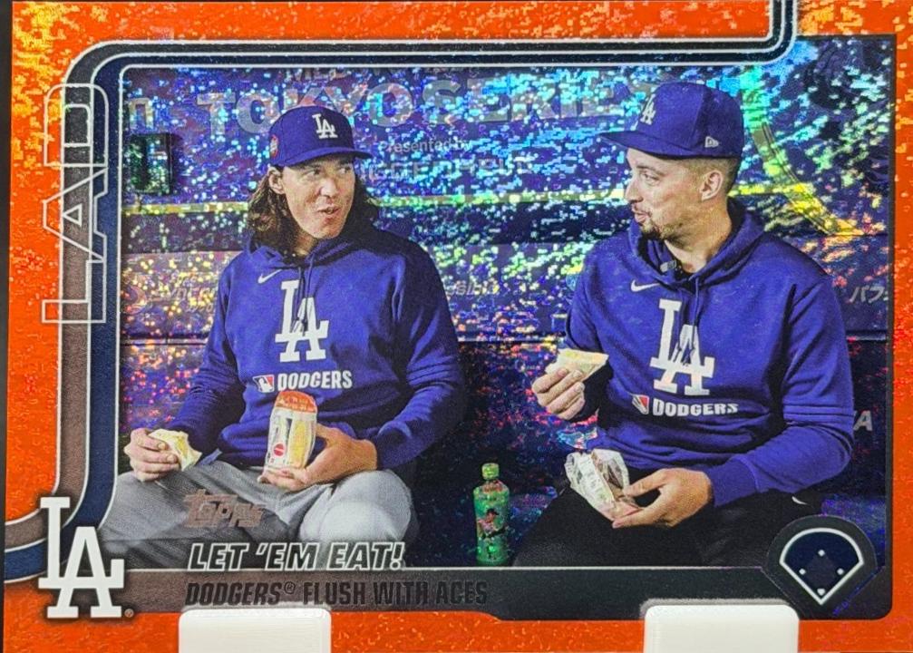Blake Snell / Tyler Glasnow [Orange Diamante Foil] #US119