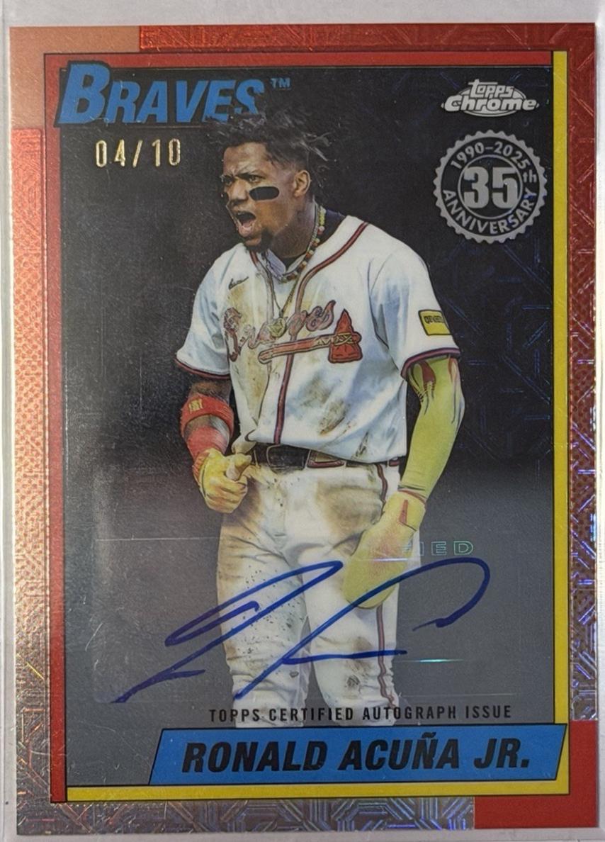 Ronald Acuna [Black Autograph] #U90C-11