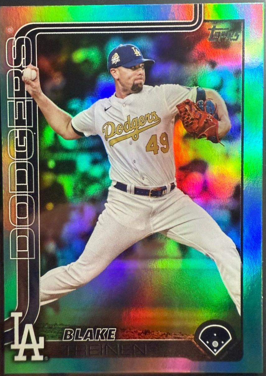 Blake Treinen [Aqua Rainbow Foil] #US133