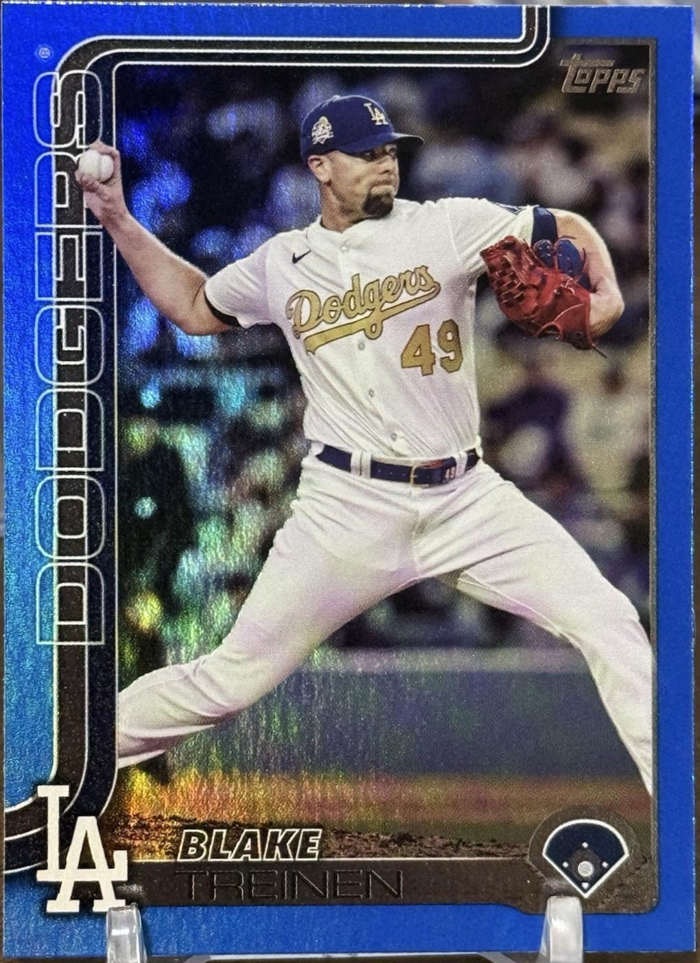 Blake Treinen [Blue Rainbow Foil] #US133