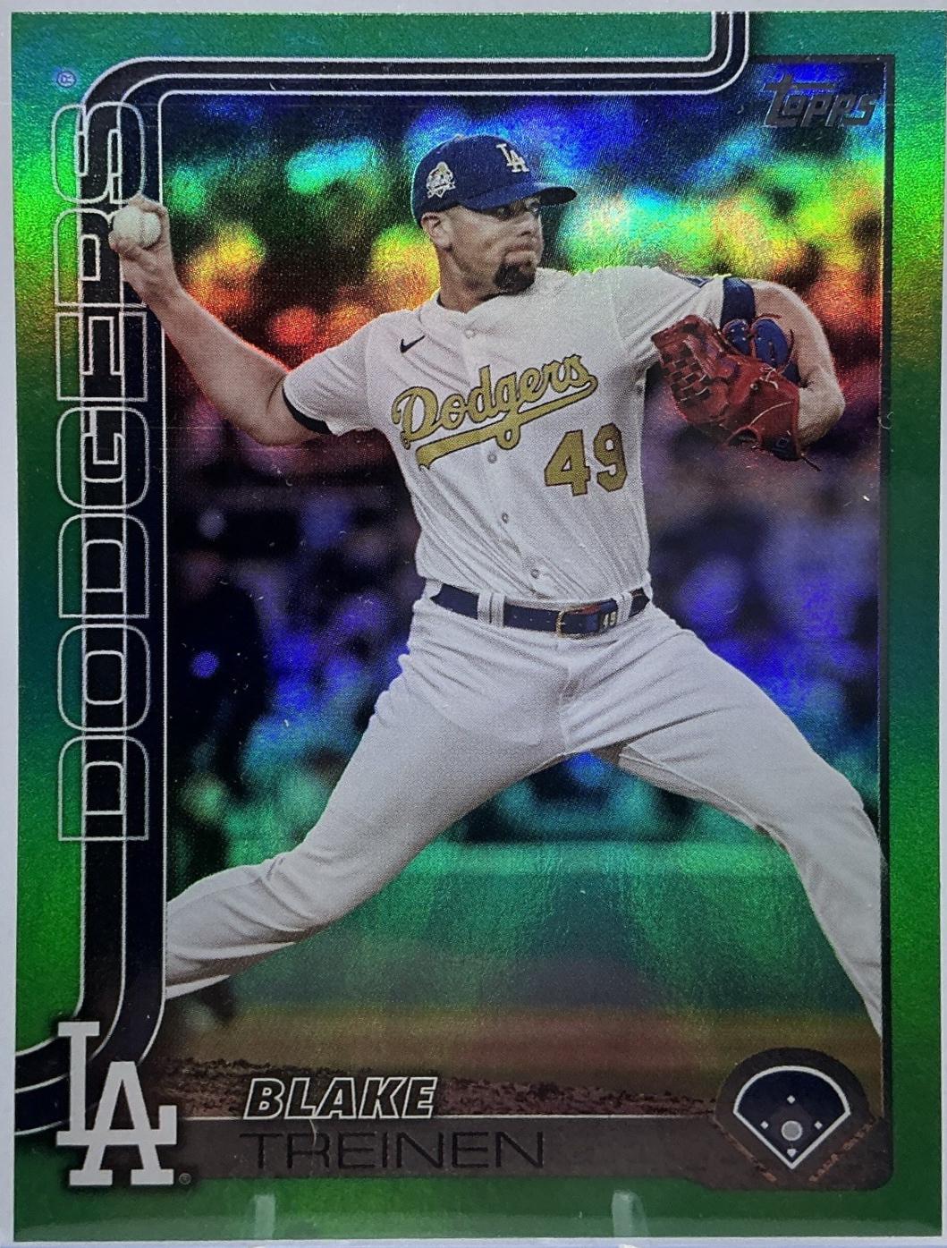 Blake Treinen [Green Rainbow Foil] #US133