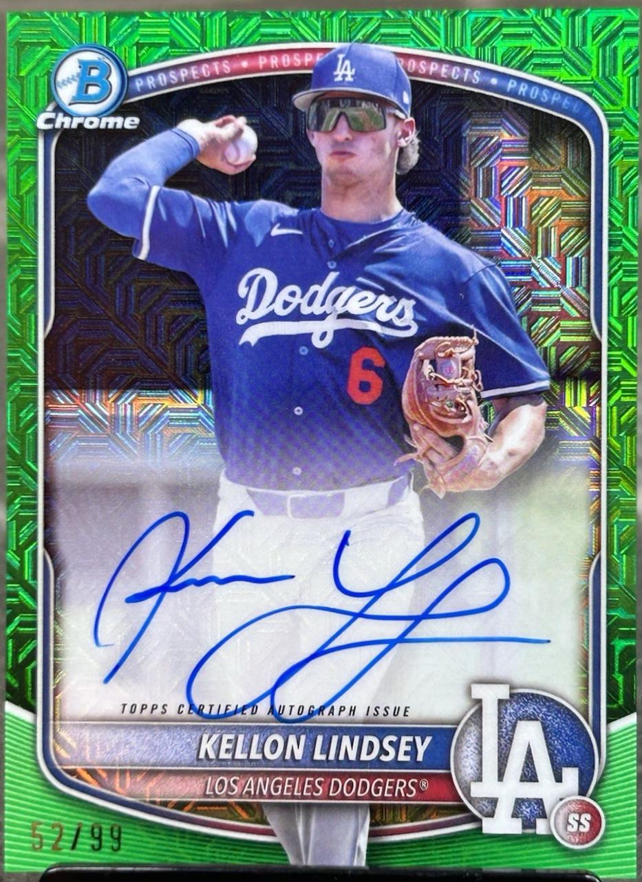 Kellon Lindsey [Green Mega Refractor] #BMA-KL