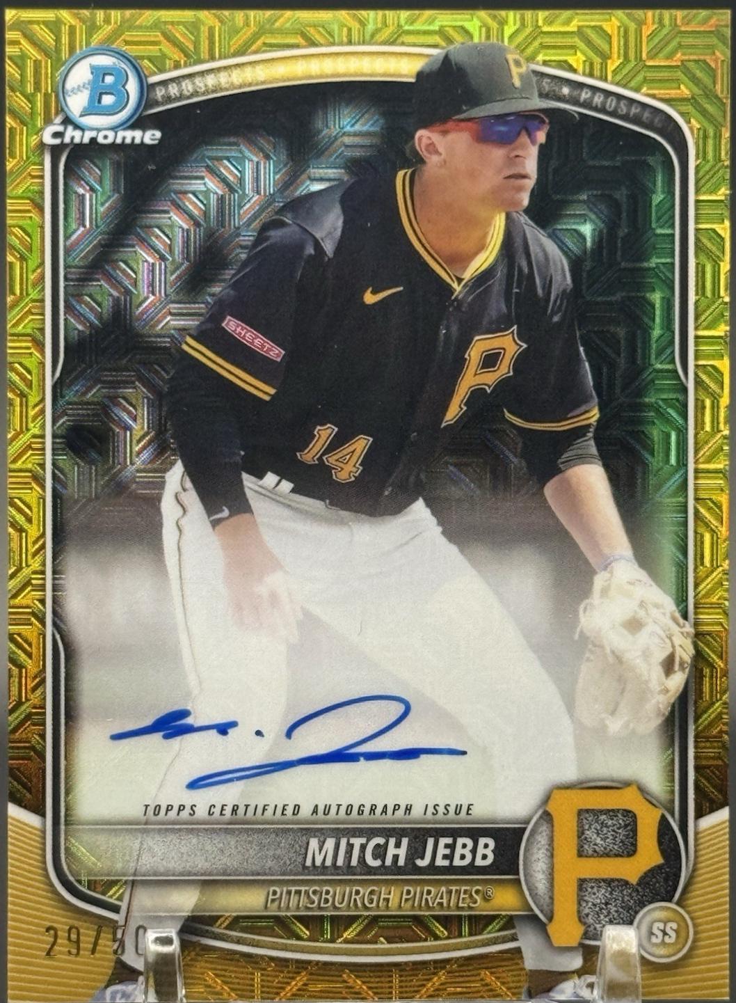 Mitch Jebb [Gold Mega Refractor] #BMA-MJ