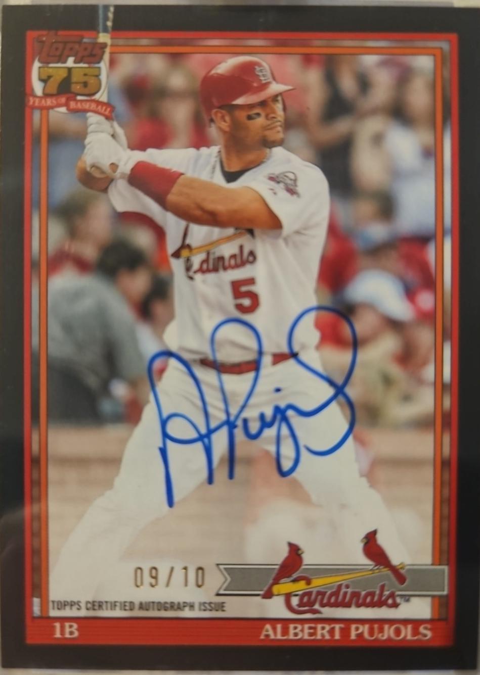 Albert Pujols [Black] #91A-AP