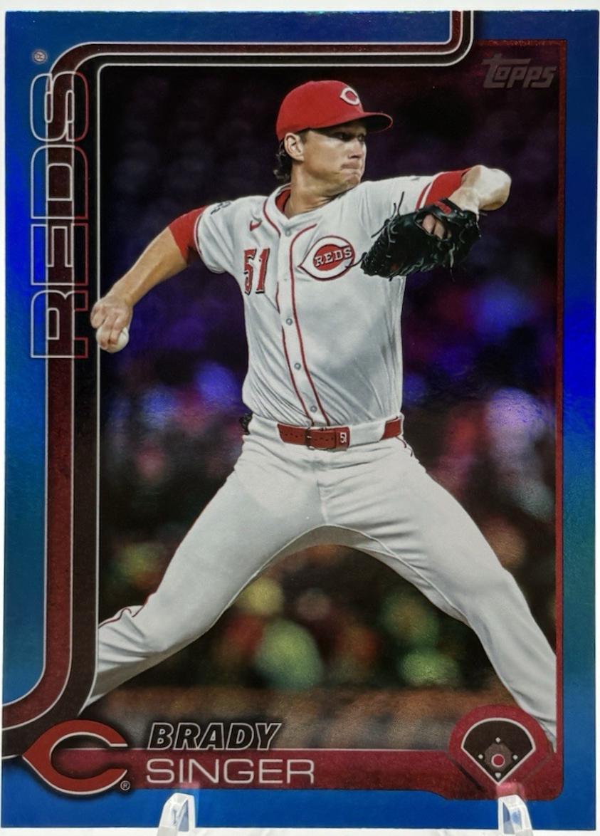 Brady Singer [Blue Rainbow Foil] #US344