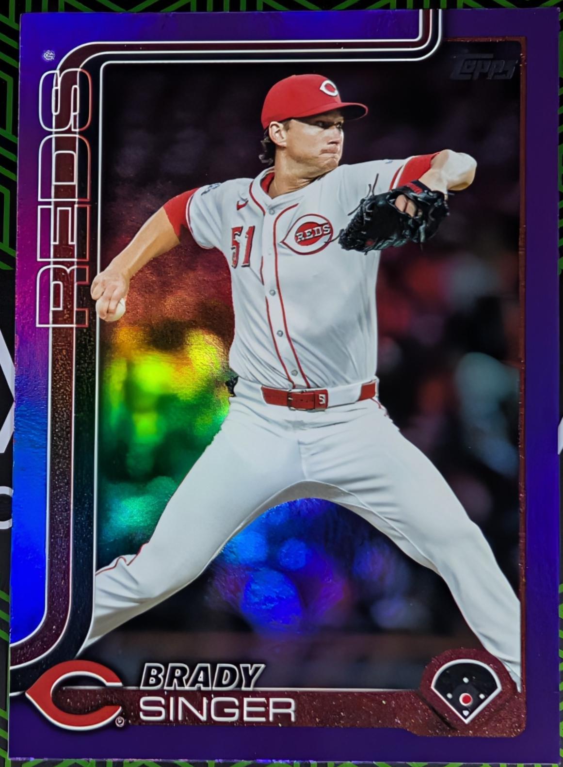 Brady Singer [Purple Rainbow Foil] #US344