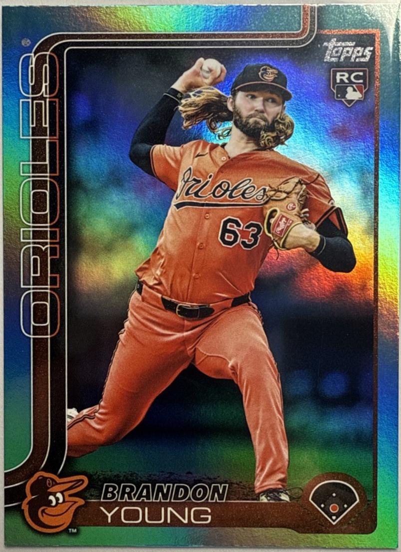 Brandon Young [Aqua Rainbow Foil] #US97